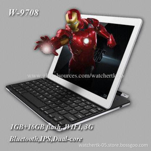 9.7-inch 3G Tablet PC with Quad-core, IPS Screen/GPS/Bluetooth/(2.0/5.0MP) Dual Camera